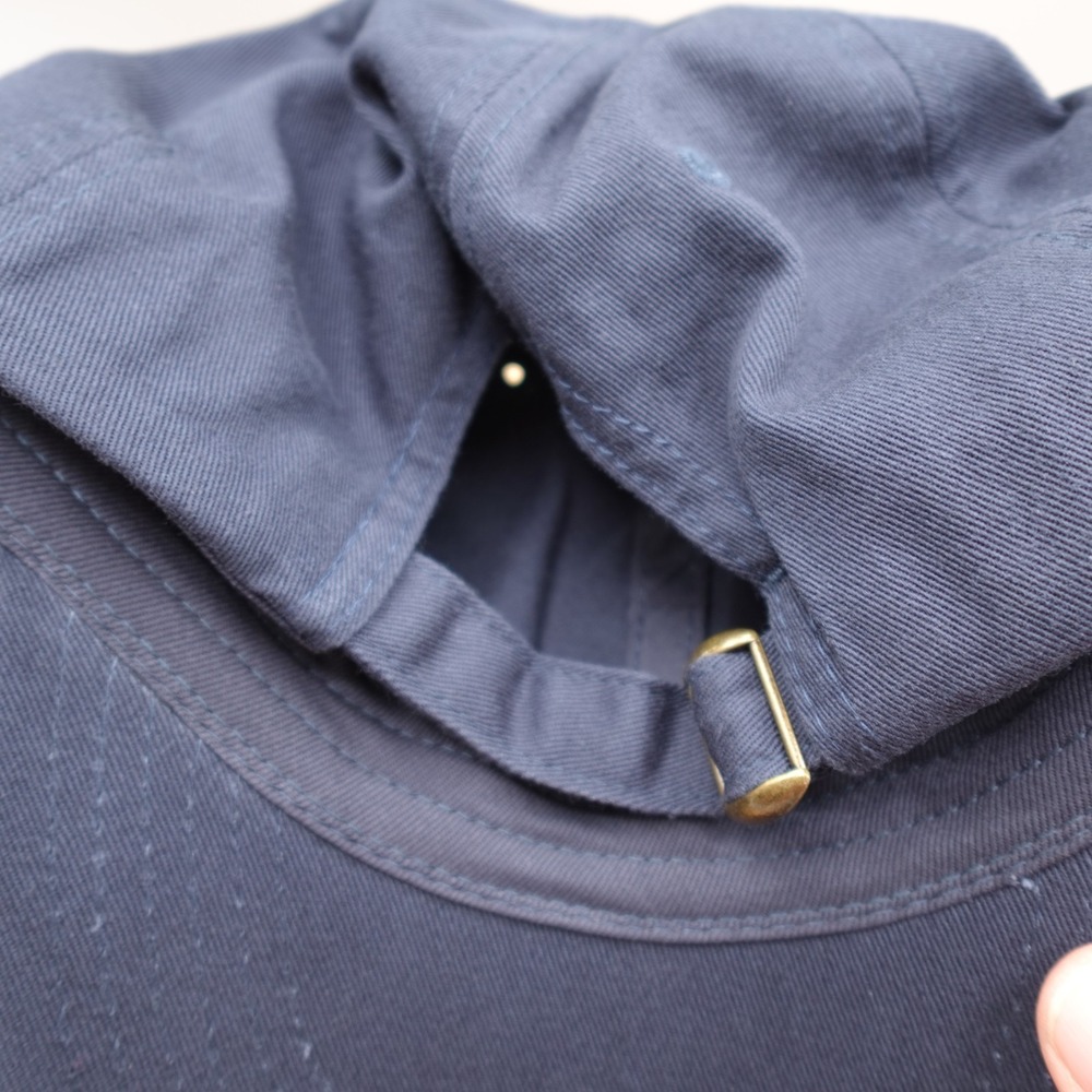 Clare V. Ciao Adjustable Hat One Size Navy Blue Baseball NEW In Bag - Picture 8 of 8